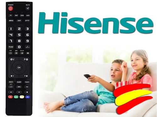 Mando de reemplazo para TV HISENSE H39A5100 (CUSTOM KEYB.) - Imagen 1 de 1