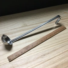 12 inch Stainless Steel 1oz/30ml Long handle Ladle w/ hanging hook
