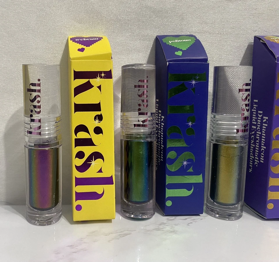 Lot Of 4-Krash Chrome Liquid Eyeshadows - Image 2 of 4