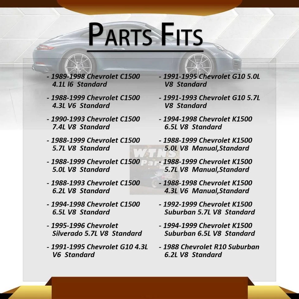 fits 1988~1999 Chevrolet C1500 GMB Rear Shaft All Joints Universal Joint - Image 2 of 4