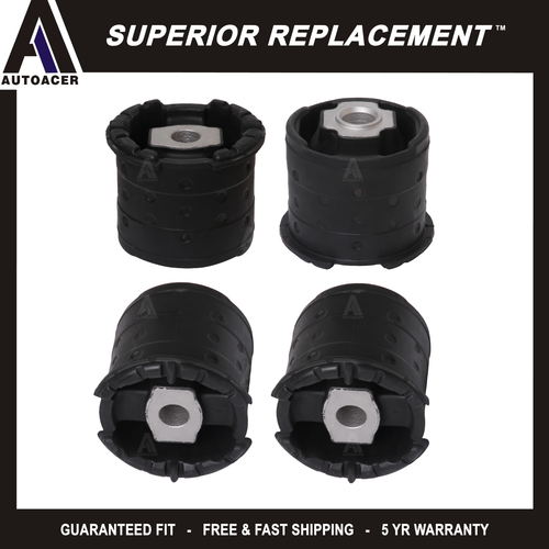 4 pcs Rear Axle Subframe Control Arm Mounts Bushings for BMW E53 X5