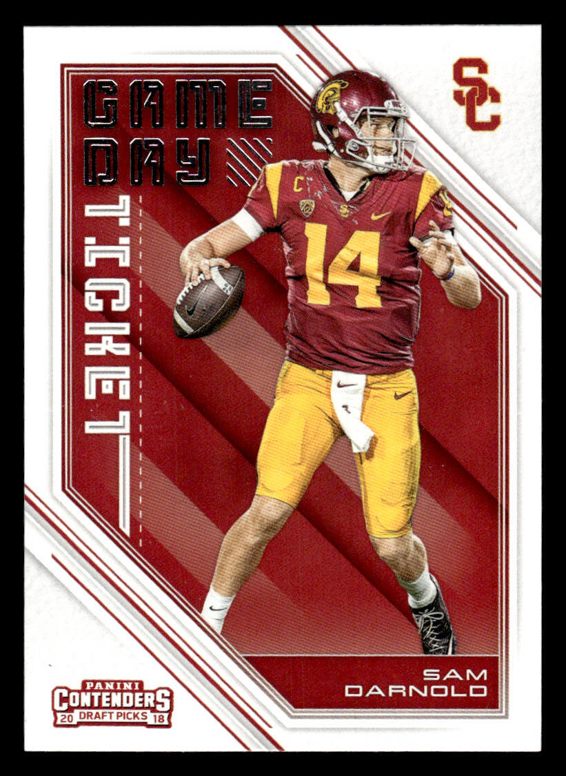 Sam Darnold 2018 Panini Contenders Draft Picks Game Day Ticket #1