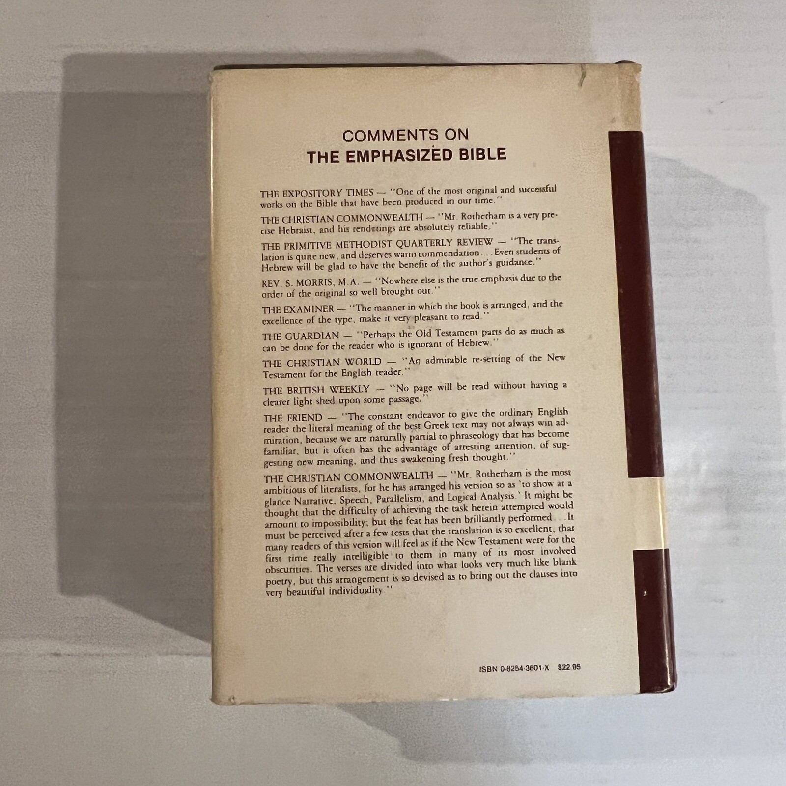 The Emphasized Bible By Joseph Bryant Rotherham eBay