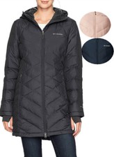 NEW Columbia Women HEAVENLY Long Hooded Jacket , XS-S-M-L-XL