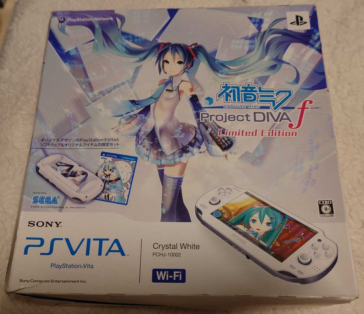 PS Vita Hatsune Miku Limited Edition PCHJ 10002 Box Console 
