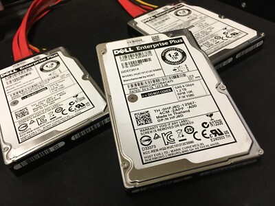*LOT OF 10* DELL 1.2TB 10K 6G 2.5'' SAS HUC101212CSS600 D/PN 0HFJ8D *512 FORMAT