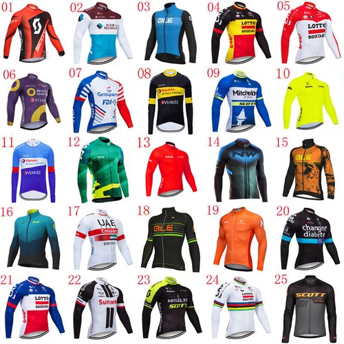 long sleeve road cycling jersey