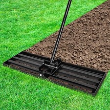 Garden Lawn Levelling Rake Lute Landscaping Rake Top-Dressing Repair Gardening