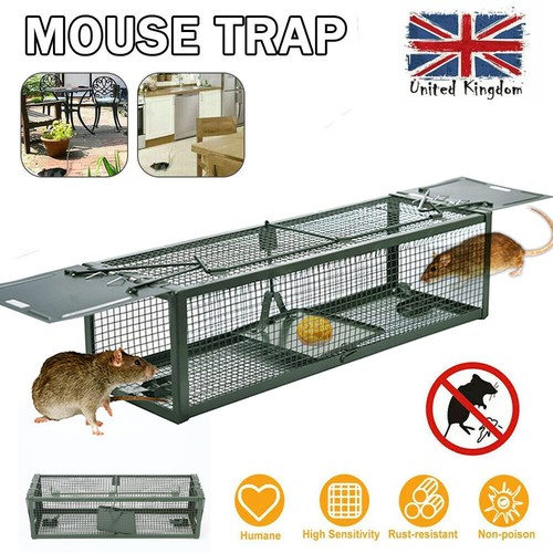 Rat Trap Squirrel Heavy Duty Humane Live Bait Vermin Rodent Cage