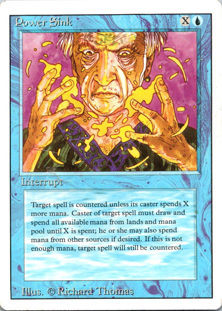 Power Sink Alpha NM Blue Common MAGIC THE GATHERING CARD ABUGames