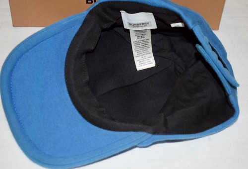 Burberry TB Logo Blue Baseball Cap Hat Size M Adjustable Snap 100% Cotton ~ HS6 - Picture 8 of 12