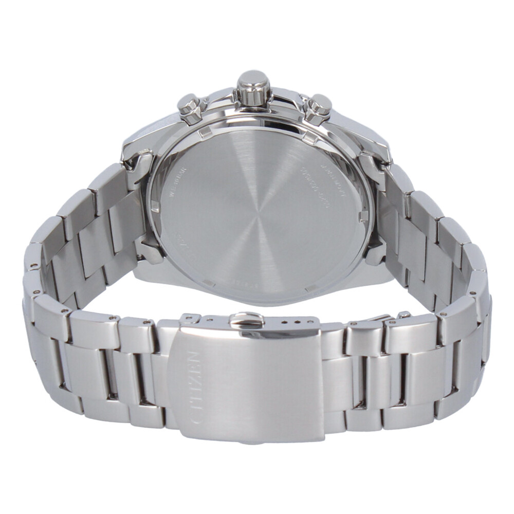 CITIZEN AN8200-50X Analog Quartz Chronograph Orange Silver | eBay