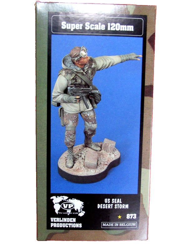 VERLINDEN MODEL 873 US SEAL DESERT STORM  DETAILED NIB NOS ORIGINAL RARE OLD EXC