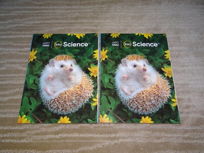 HMH INTO SCIENCE Grade K School Books - UNUSED - Lot of 2 - Homeschool
