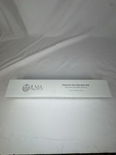 Non Slip Shower Mat for Bathtub, Beige TPE Bath Mat with Strong Suction Cups,