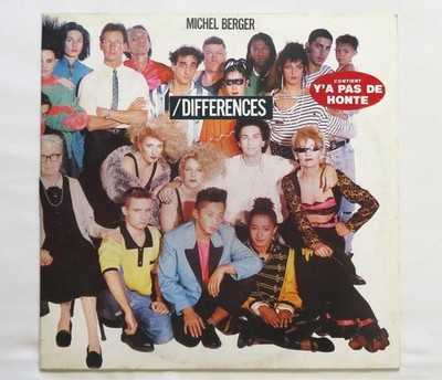 Michel Berger Differences Record Vinyl LP 1985 France Apache Label