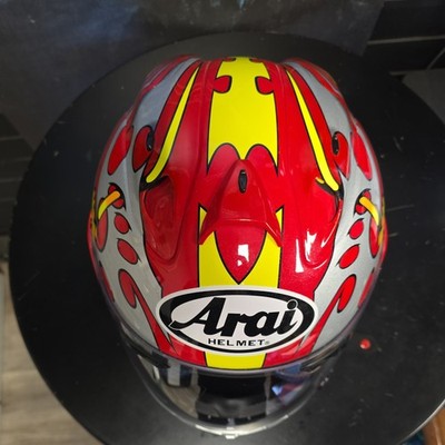 ARAI CORSAIR RX-7 SM OFFBEAT PRODUCTIONS CHEETAH NICKY HADEN GOOD