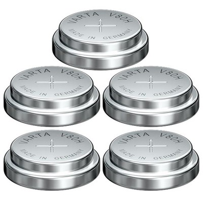 5x VARTA V80H 1.2V 80mAh Battery 55608101501 For Car Alarm, Solar, Auto Pipette