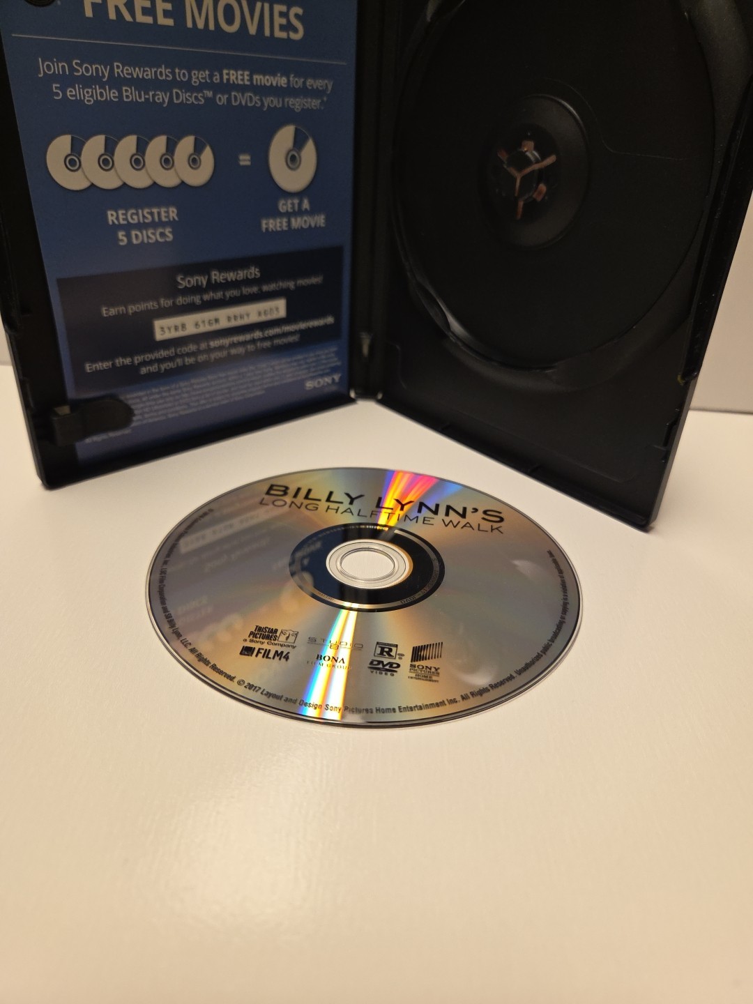 Billy Lynn's Long Halftime Walk Movie DVD Military Army Van Diesel Chris Tucker thumbnail 3