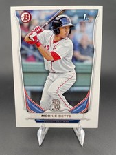 2014 Bowman 1st Bowman Mookie Betts BP109 Boston Red Sox Dodgers RC Prospect