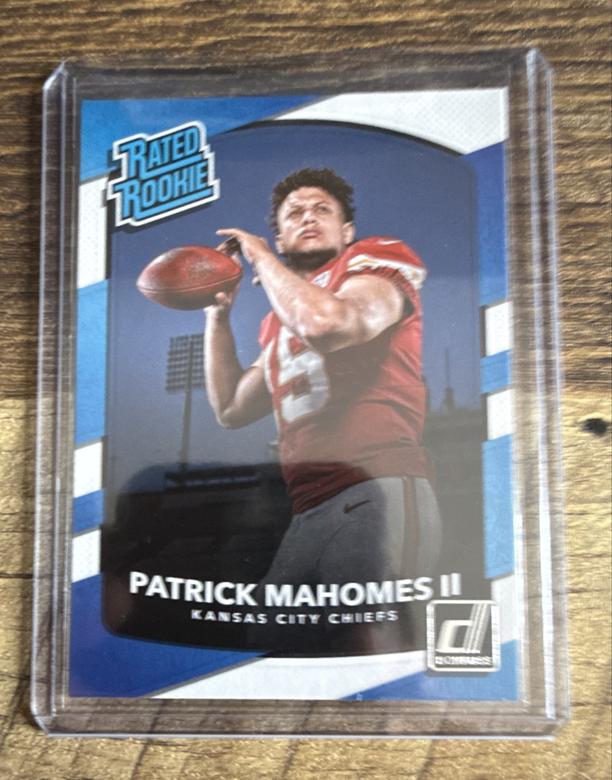 2017 Panini Donruss - Rated Rookie Patrick Mahomes II #327 (RC)