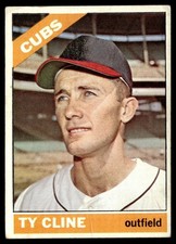 1966 Topps Ty Cline VG+ Chicago Cubs #306