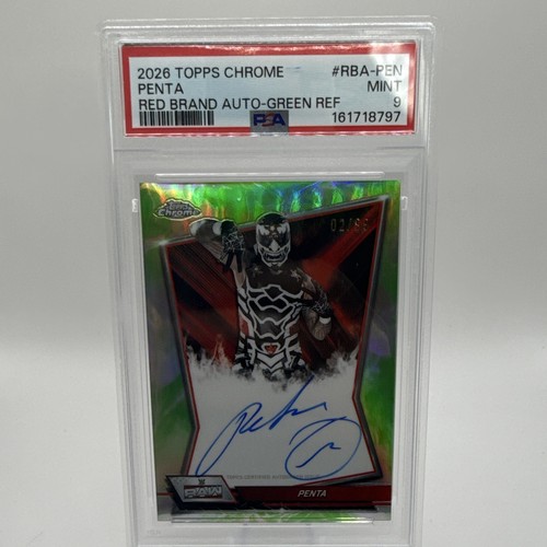 Penta #RBA-PEN 2026 Topps Chrome WWE Red Brand Autograph card