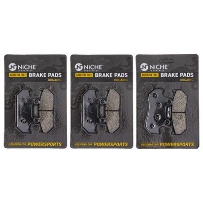 NICHE Brake Pad Set for Honda Goldwing 1500 GL1500SE GL1500A Front Rear Organic