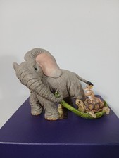 Tuskers Henry, Kobe & Monty Long Haul Elephant Tortoise & Mouse Ornament
