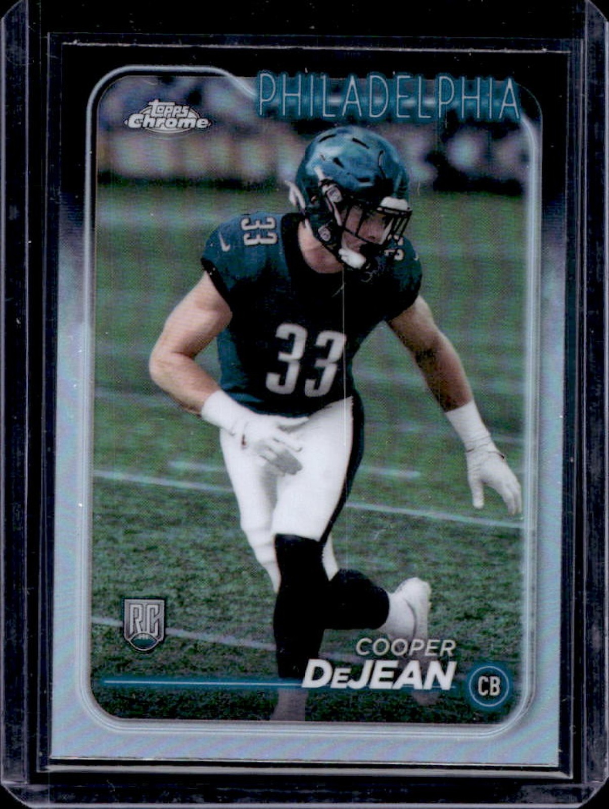 2024 Topps Chrome Cooper DeJean RC Refractor Rookie #232 Eagles