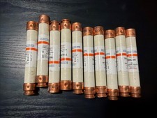 10 Mersen Ferraz Shawmut TRS25R Tri-Onic Time Delay Fuses 25 Amp 600v Class RK5
