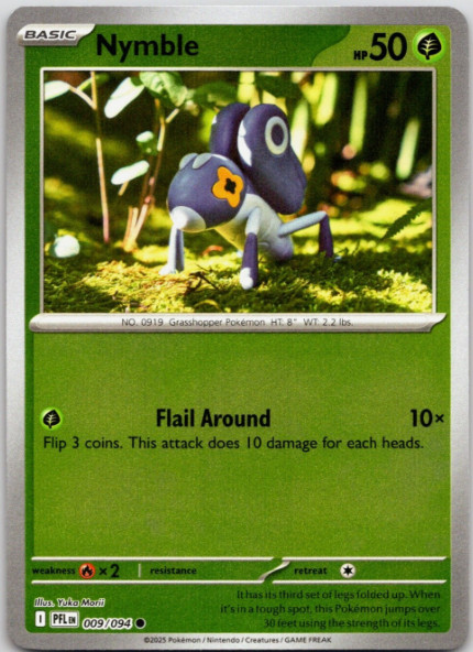 Nymble - 009/094 - Phantasmal Flames - Reverse Holo - NM/M