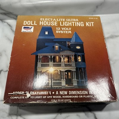 VTG Elect-A-Lite Ultra Doll House Lighting Kit E-142 NEW Miniatures Lamp 12 Volt