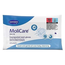 MoliCare Skin - Gants de Toilette Imprégnés Pour Toute Occasion - Peuvent êtr...