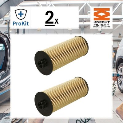 2x ORIGINAL  Knecht Ölfilter für Deutz-Fahr Agroplus Agrotron Man E 2000 F