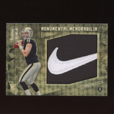 2016 Spectra Connor Cook Monumental Gold Vinyl Nike Logo RC #1/1 Superfractor