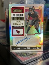 Starling Thomas V Cardinals Panini 2023 Contenders Rookie Midfield /50 Auto