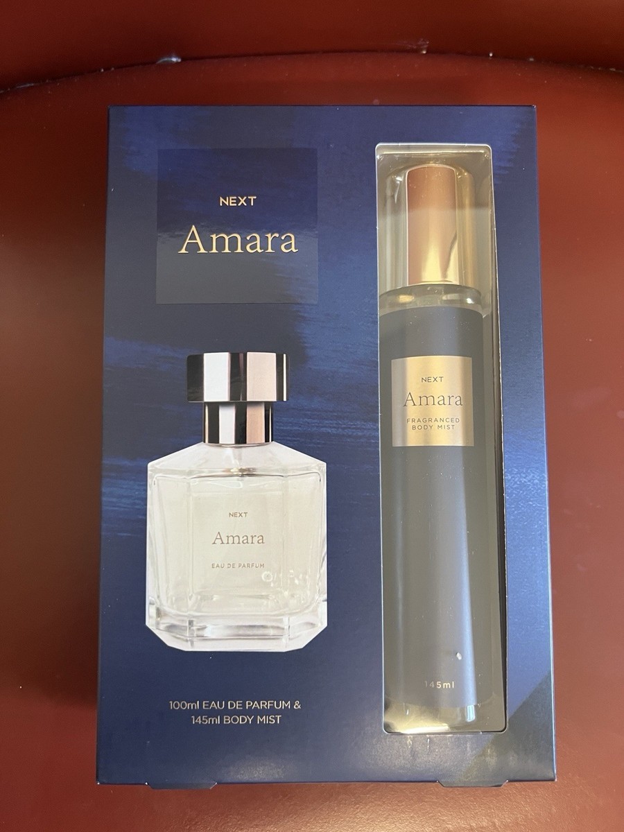 NEXT AMARA 100ML PERFUME AND 145ML EAU DE PARFUM PERFUME GIFT SET