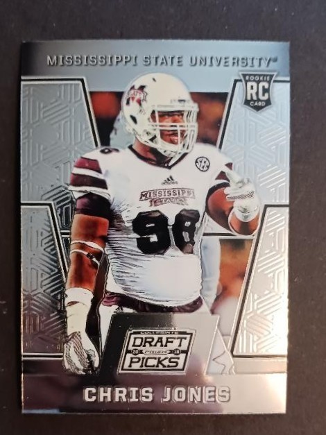 Chris Jones Panini Prizm Collegiate Draft Picks #237 Base