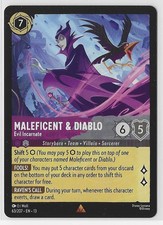 Disney Lorcana Maleficent Diablo Non Foil Attack of the Vine Rare 63/207