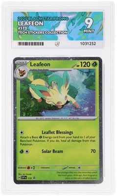 Leafeon #170 Black Star Promo - ACe 9 Swirl  