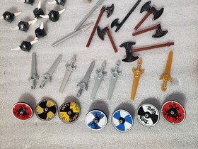 LEGO Vikings - Lot Of Legos From Sets 7017, 7018, 7019 With Minifig - READ DISC!