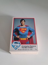 Superman full complete original set of 66 cards Topps UK 1st series 1978 SUPERB