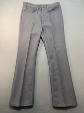 Vintage 70s Levis 517 Men s 32x29 Saddleman Bootcut Flare Pants Black Tab Talon