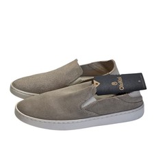 New OluKai Pehuea Luxe Women's 7.5 Tapa Beige Suede Slip On Sneakers