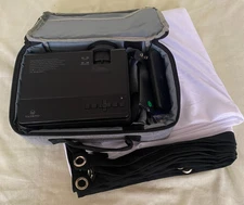 Used VANKYO Leisure 3 Q5 LED Portable Projector W/ Carrying Case & Screen WORKS!