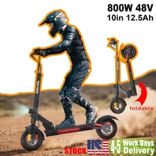 Electric Scooter Dual Suspension &Brakes Adult Folding E-Scooter 800 Motor 28MPH