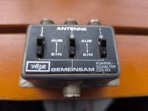 Antennenschalter 1x In 3xOut CB-Funk, Amateurfunk guter Zustand