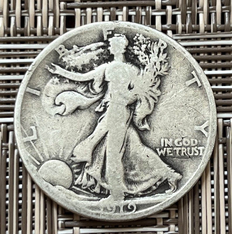 1919-S Walking Liberty half dollar, tough date