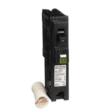 Square D by Schneider Electric Homeline 15 Amp Mini Circuit Breaker, 1 Pole, 120